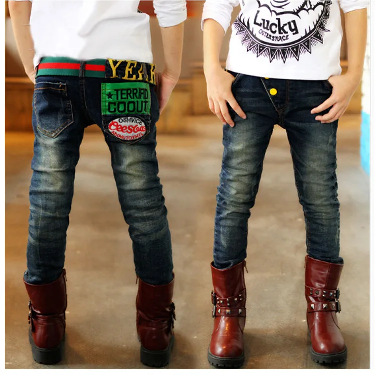 Коллекция 2017 года Осенние штаны для маленьких мальчиков весенние детские