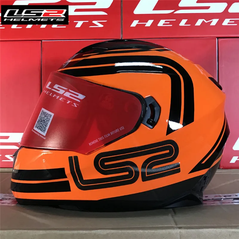 LS2 FF328 поток шлем для мотоцикла полное лицо гоночные шлемы двойной козырек|Шлемы| |