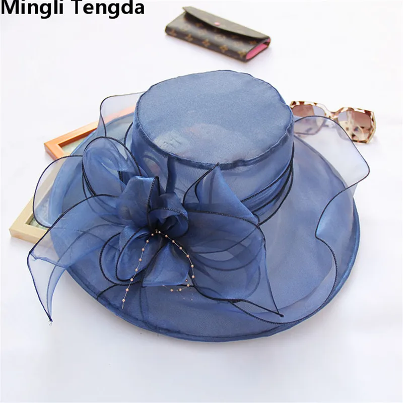 Новые Элегантные Свадебные шляпы Mingli Tengda для женщин вуалетки свадебная летняя