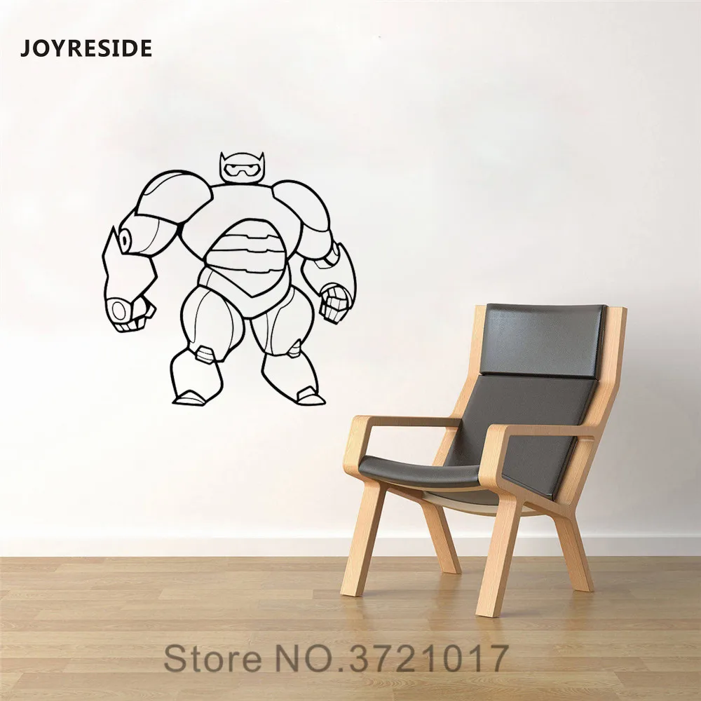 Настенная виниловая наклейка с изображением большого героя для детей и