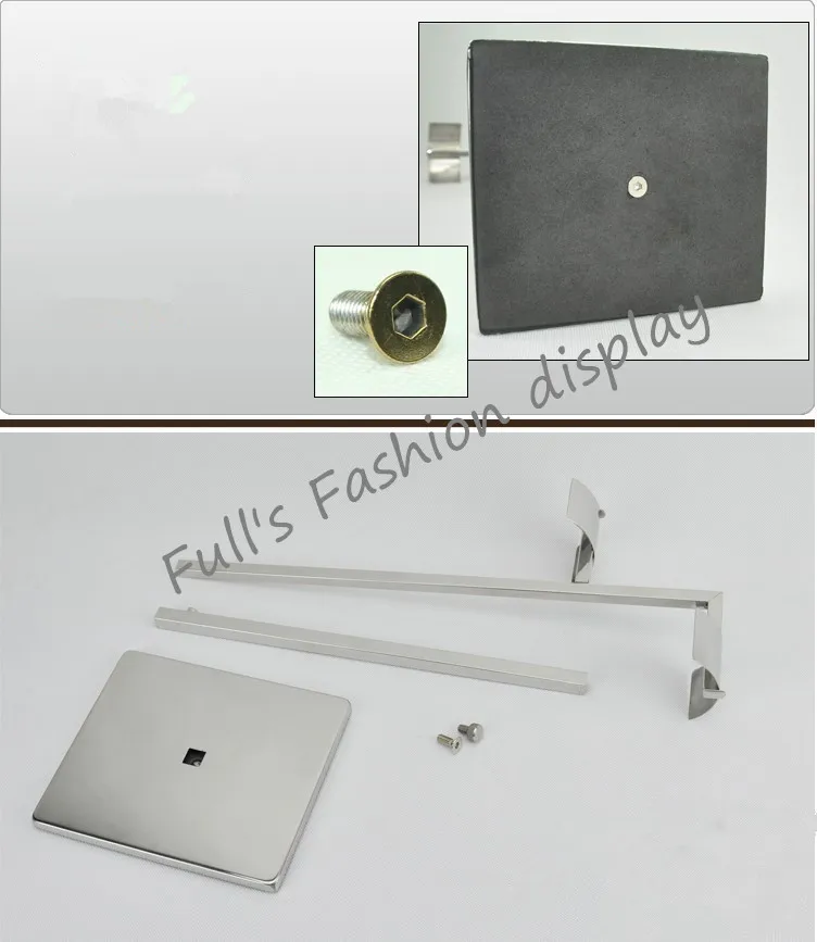 Модная зеркальная Регулируемая подставка из нержавеющей стали для демонстрации