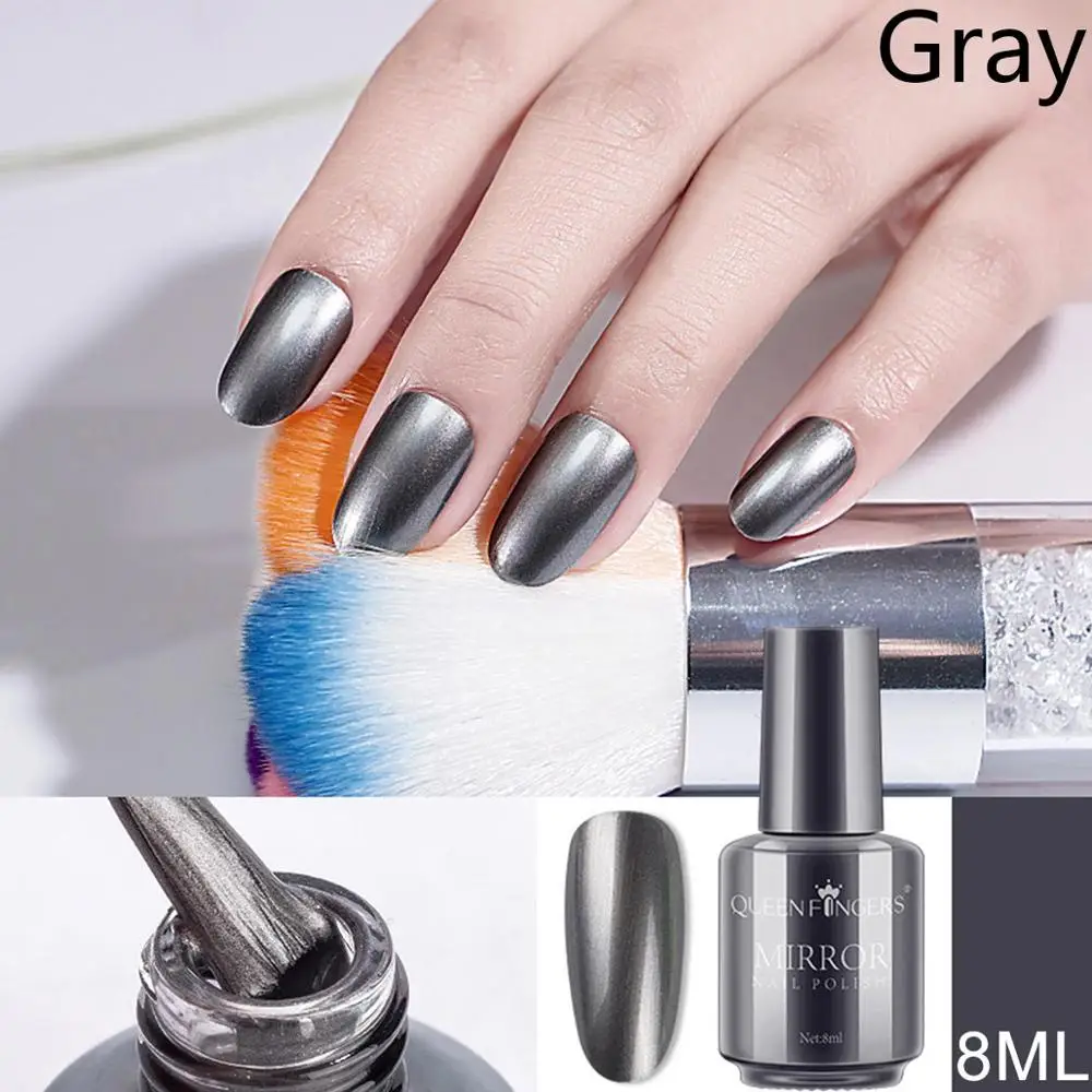 SEXYSHEEP 8 мл/18 мл Лак для ногтей великолепный Гель-лак для ногтей Vernis Полупостоянный верхний слой Базовое покрытие гель лак для ногтей Гель-лак - Цвет: Gray  8ml