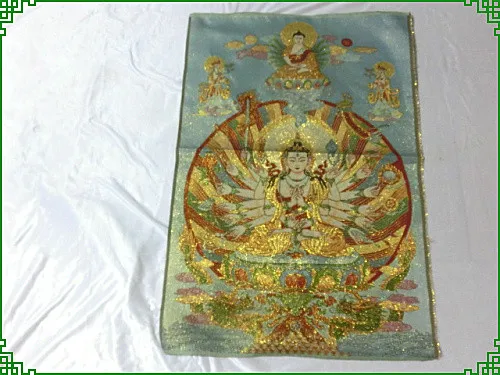 

The religious activities of the Maha Cundi Buddha Thangka master crafts