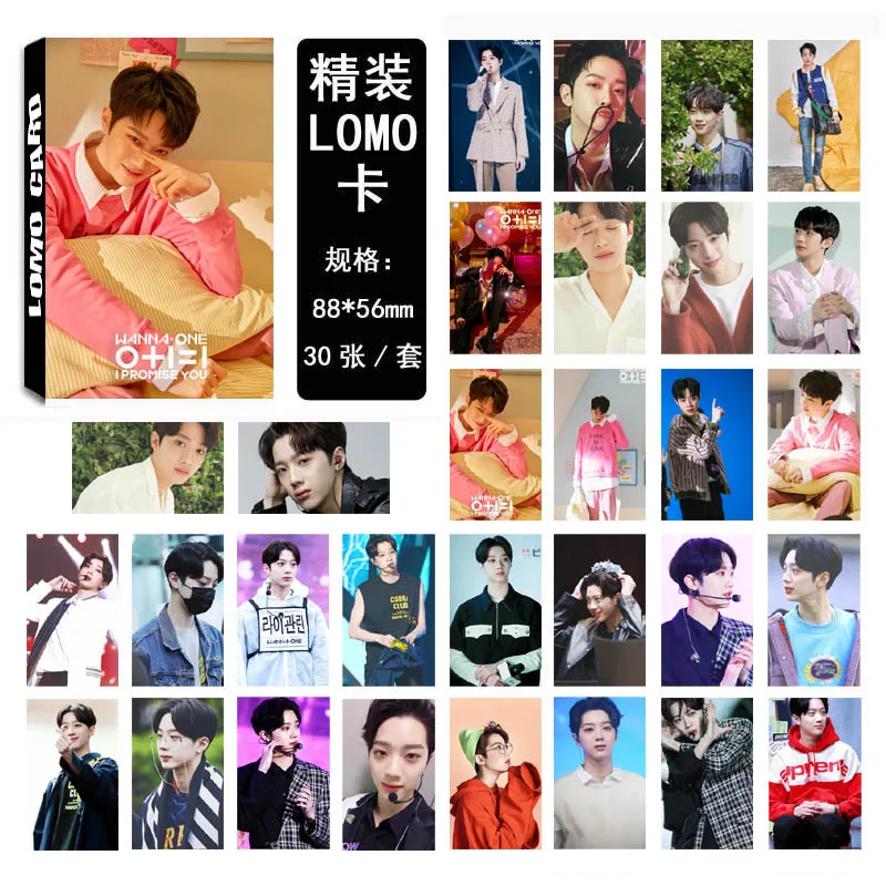 30 шт./компл. KPOP хочу один альбом 0 + 1 = я обещаю вам фотокарточки сделай сам Lomo