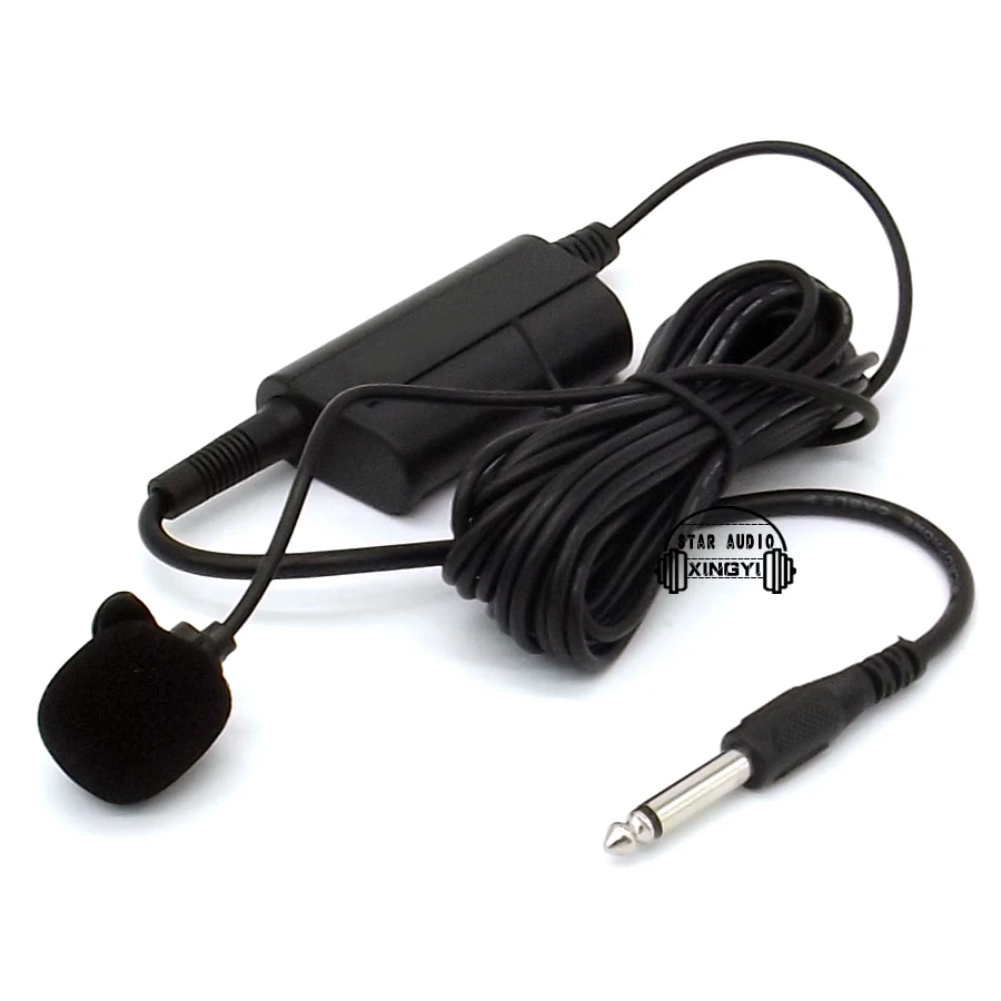 Профессиональный микрофон Lavalier конденсатор отворот зажим для галстука Микрофон