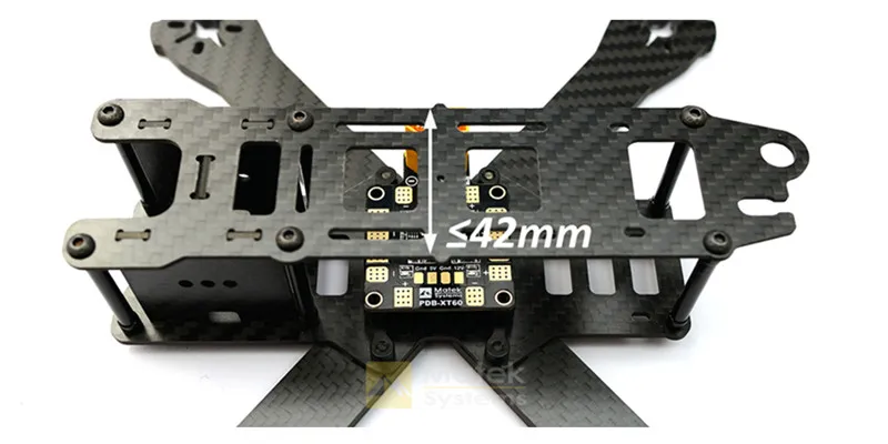 Matek Mini Power Hub PDB XT60 распределительная плата с BEC 5 В/12 В для FPV Drone Quadcopter QAV210 QAV R X|Детали