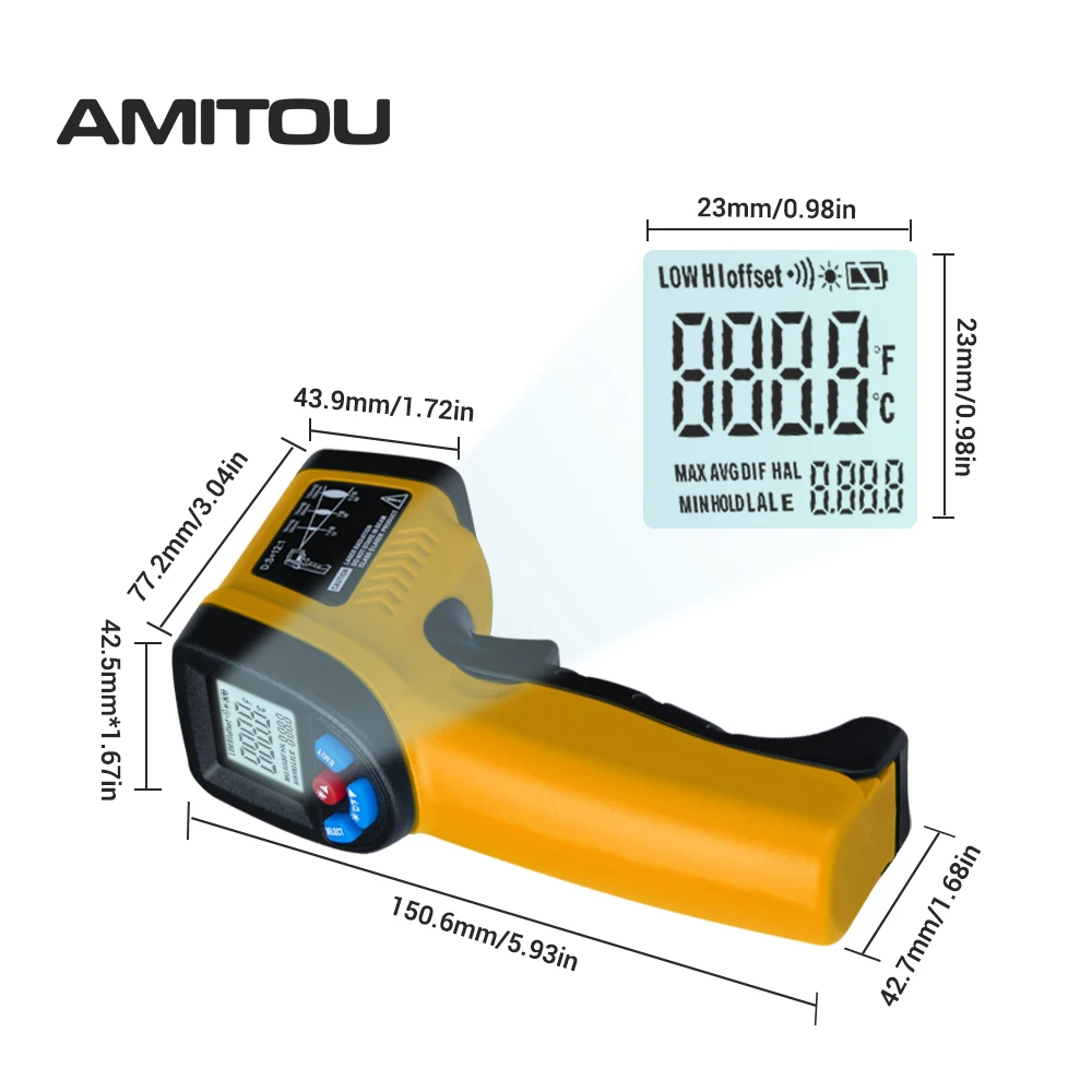 GM320 50 380C Usb термо камера Инфракрасный термометр гигрометр Метеостанция