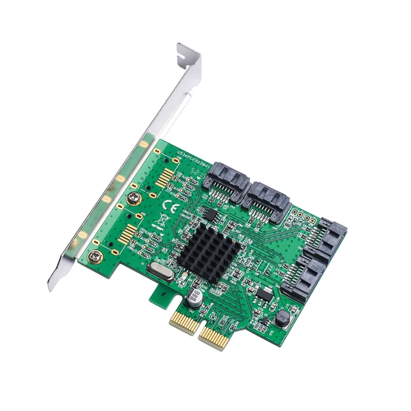 Плата расширения PCI-Express X1 с 4 портами SATA 3 0 6 Гбит/с чип для Marvell 88SE9235