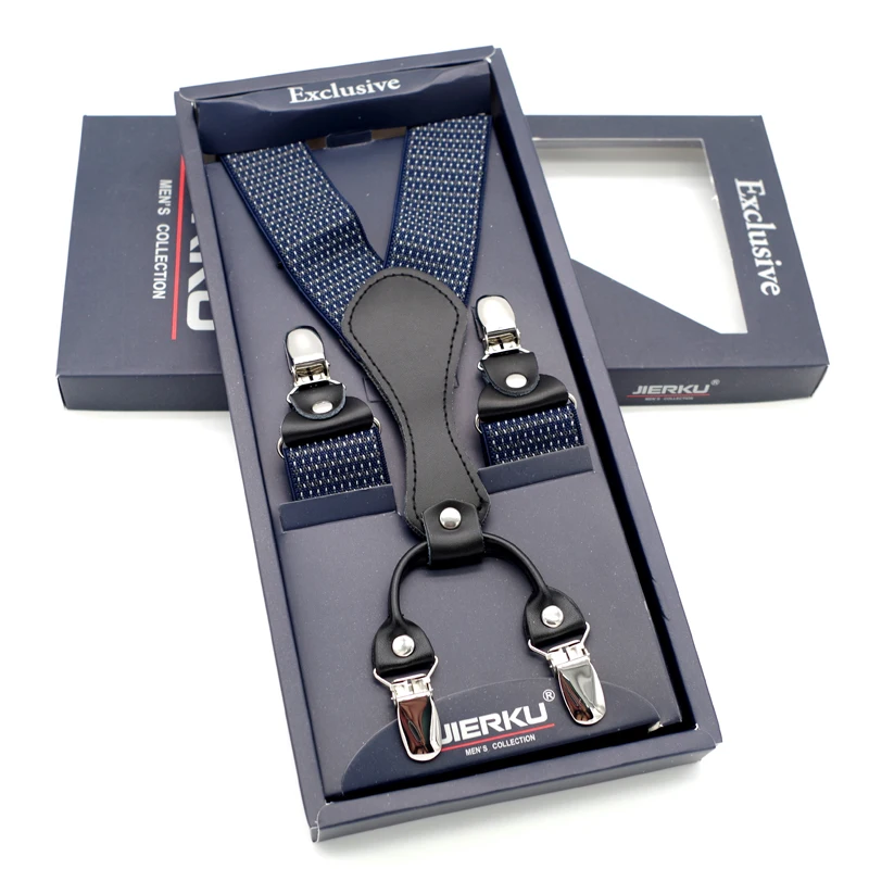 Новое поступление мужские подтяжки 4 зажимы подтяжек кожаные регулируемые