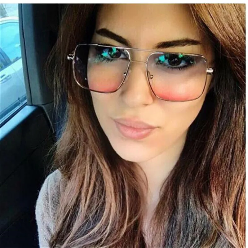 Металлические большие квадратные солнцезащитные очки KAPELUS модные ocean piece с