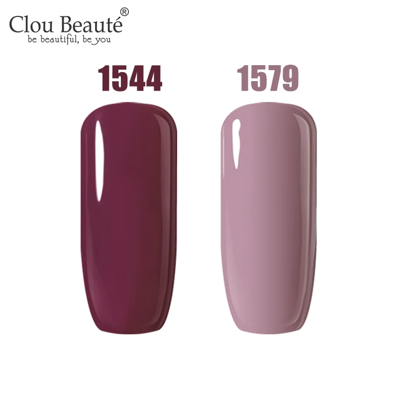 Clou Beaute Гель-лак для ногтей 10 мл УФ светодиодный полуперманентный лак Soak Off Gallak Гибридный гвоздь дизайн основа верхнее покрытие Гель-лак для ногтей - Цвет: 1544 1579