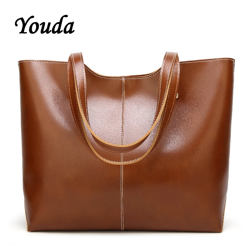 Youda новые сумки большой емкости PU Сумка Ретро мода стиль на плечо популярная