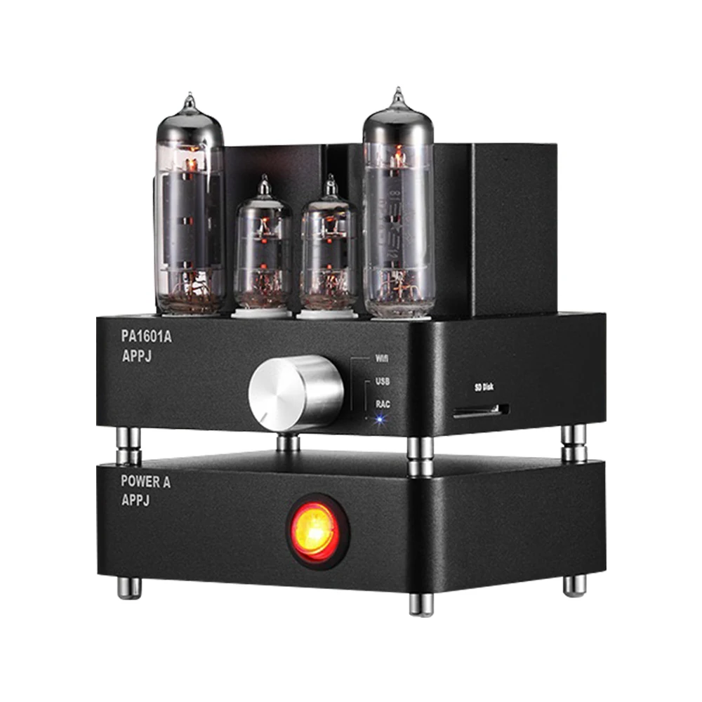 AIYIMA HIFI Wifi усилитель PA1601A 6J1 + 6P14 (el84) Вакуумный трубный Настольный цифровой аудио Hifi