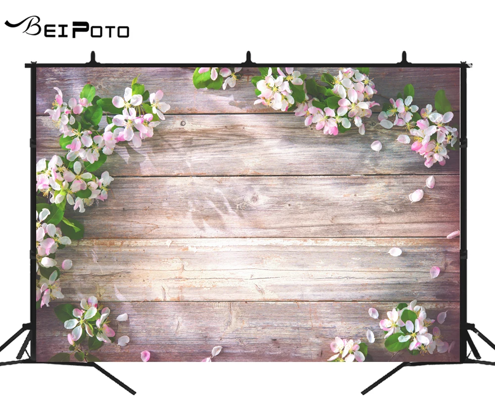 BEIPOTO деревянная доска цветок лепесток день рождения фотосессия фотография Фон