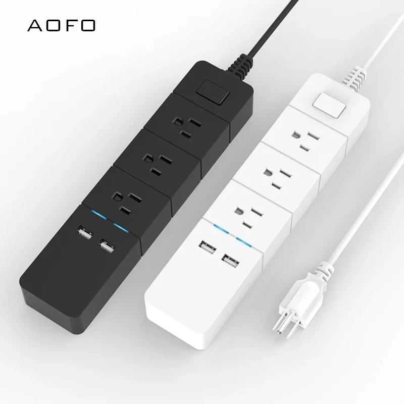 WiFi смарт Защита от перенапряжения с индивидуальным контролем работает Alexa Google Home USB|Умные розетки| |