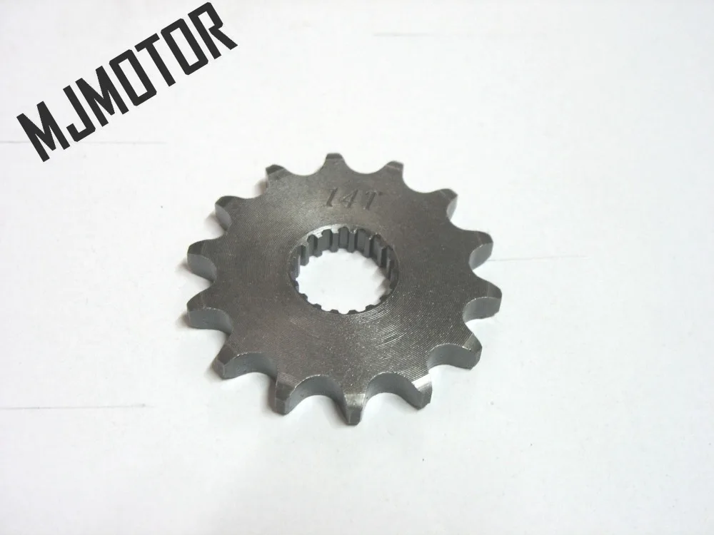 Цепь привода 14T для мотоцикла GS GN125 Suzuki Kawasaki QJ150 Keeway Honda Yamaha запасные части