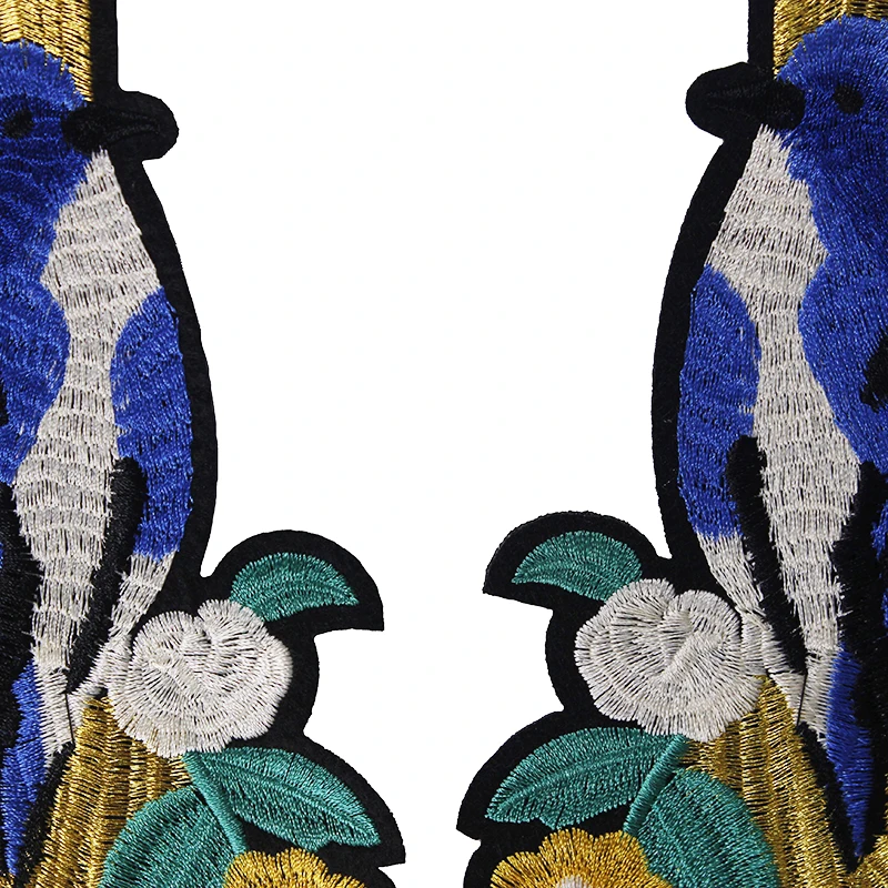 5 пар нашивки для дизайна экрана птицы аппликация вышивки утюгом самодельные