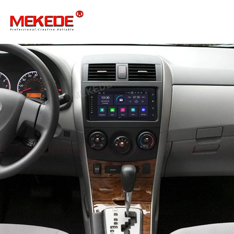 MEKEDE Авто Радио Android 9,0 4+ 64G ips DSP Автомобильный мультимедийный плеер для toyota corolla RAV4 Hilux camery для toyota универсальный