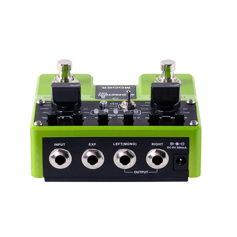 Mooer Mod Factory Pro 2 отдельные обрабатывающие модули, содержащие в общей сложности 16 эффектов модуляции гитарные педали