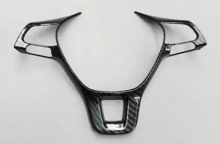 carbon fibre Автомобильная липучка рулевое колесо комплект отделка лампы рамка панель для VW Volkswagen Passat B8 седан вариант Alltrack - Название цвета: carbon fibre