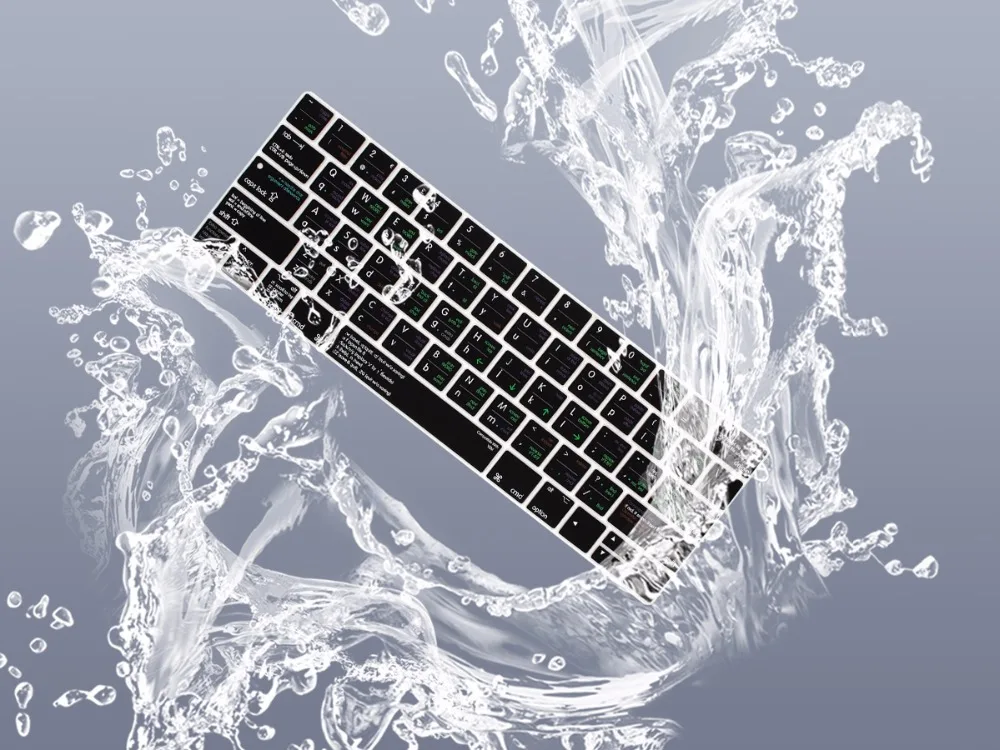 Функциональный чехол для клавиатуры VIM VI Защитная пленка Macbook Pro 13 Retina с сенсорной