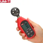 UNI-T UT363 ручной анемометр, цифровой измеритель скорости ветра, температуры, ЖК-дисплей, измеритель скорости ветра