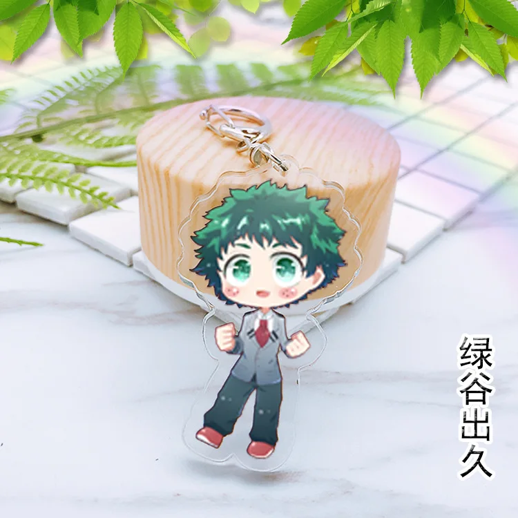 1 шт. брелок в стиле аниме Моя геройская Академия Boku no Hiro bakugou katsuki Asui Allmight Doubleside