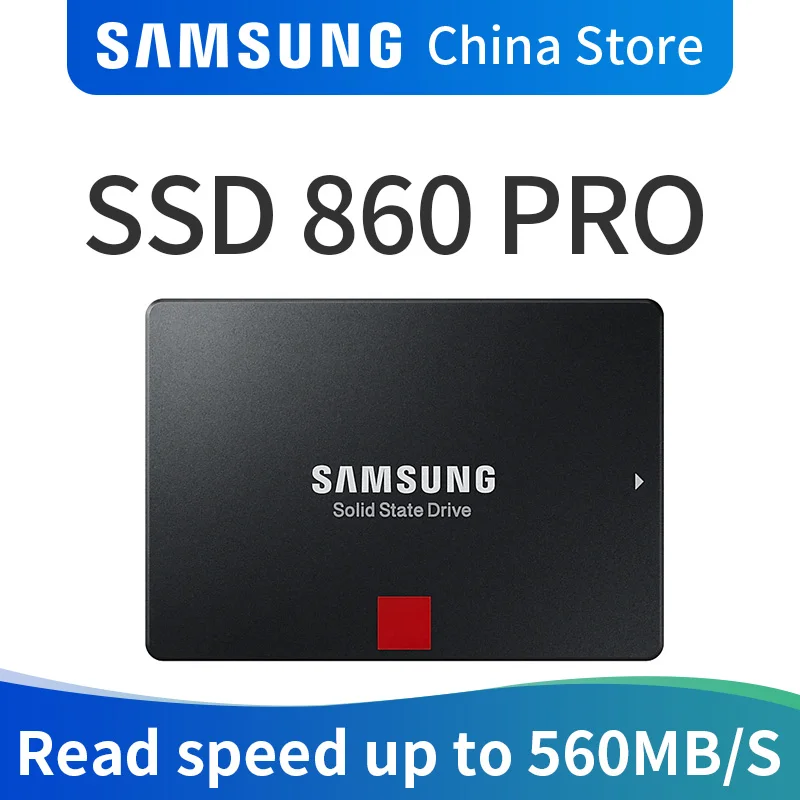 Внутренний твердотельный диск SAMSUNG SSD 860 PRO 256 ГБ 512 HDD жесткий SATA 3 2 5 HHD для ноутбука