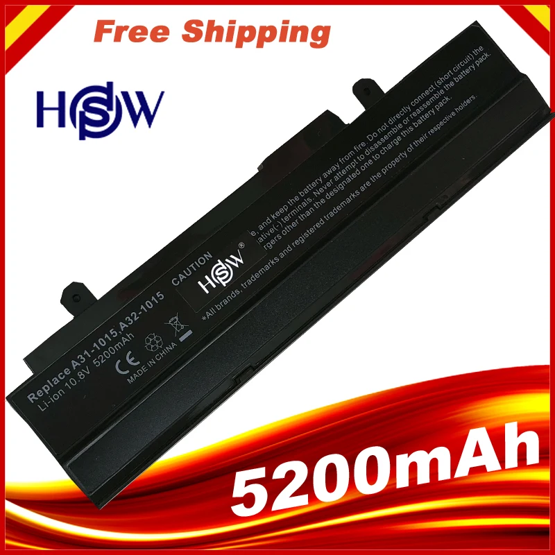 Аккумулятор HSW 6 элементов для Asus A31-1015 Eee PC 1011 1015P 1016P 1215 1215N 1215P 1215T VX6 R011 R051 |