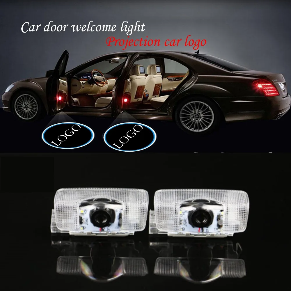 Maxup 2 шт. светодиодная Автомобильная Дверь Добро пожаловать Свет для TOTA CAMRY COROLLA