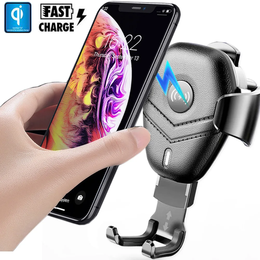 Для huawei P30 Pro/Lite samsung S10 Plus S9 S8 Xiaomi Mi9 автомобильный Fat 10 Вт Qi беспроводной зарядный