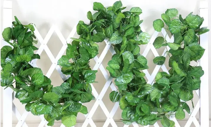 Super dense 2.4m artificial grape leaves 90 other Boston ivy vines decorated fake flower cane wholesale HH08 | Дом и сад