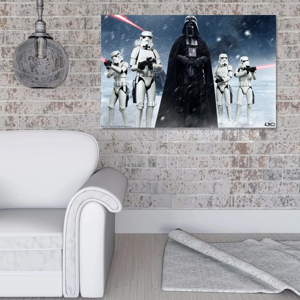 169 Home Decor Canvas Paintings Wall Art 1 Piece Star Wars Darth Vader Pictures HD Prints Stormtrooper Poster For Living Room Fr | Дом и сад