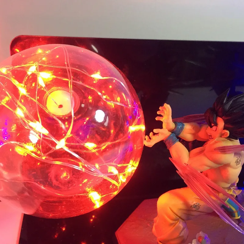 ZXZ аниме Dragon Ball Z Вегета Сон Гоку Супер Saiyan светодиодное освещение творческий