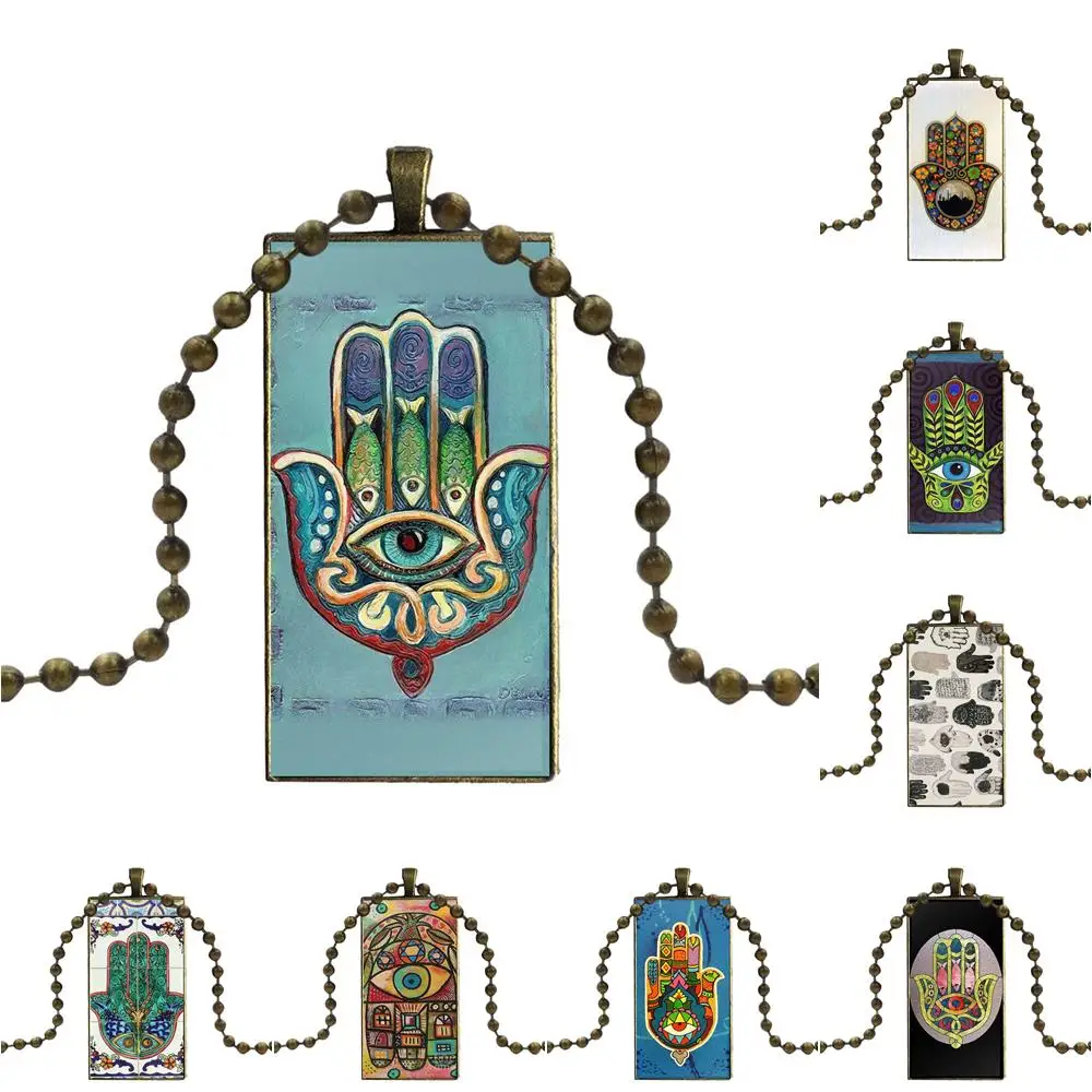EJ glaze Хамса от дурного глаза Judaica Ручная работа для женщин Рождественский подарок