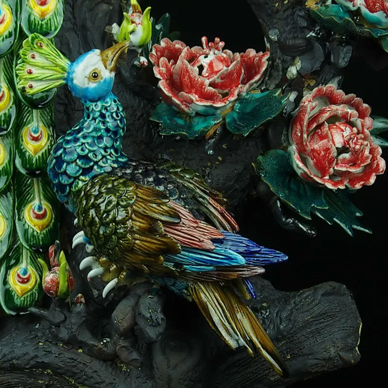 Фарфоровая керамическая статуэтка в народном стиле коллекция китайских