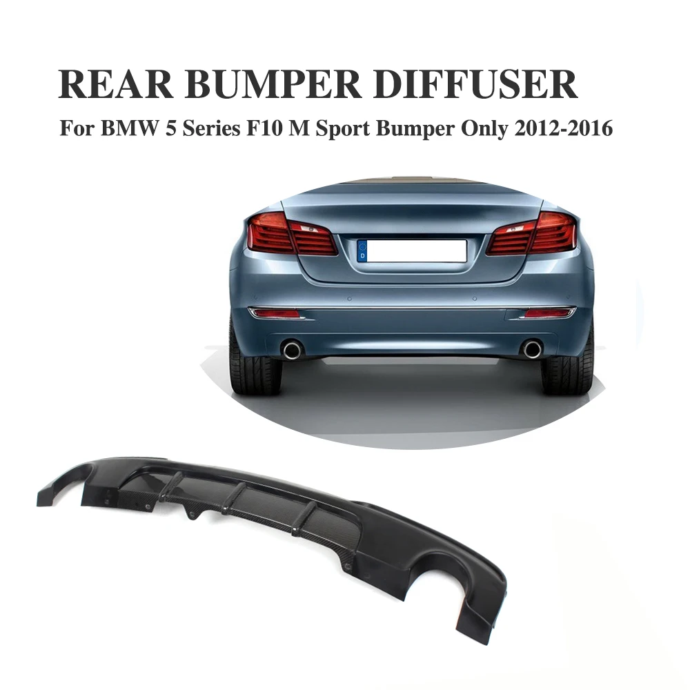 Половина углеродного волокна с FRP Автомобильный задний бампер диффузор для BMW F10 M