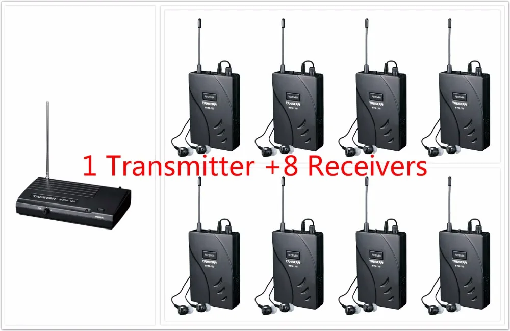 Новая версия Takstar WPM-100 UHF сценическая Беспроводная система монитора wpm100