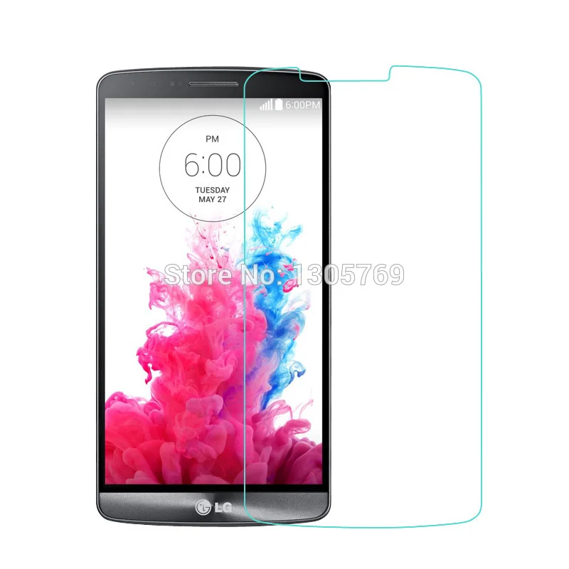500 шт./лот взрывозащищенное Закаленное стекло для защиты экрана LG L65/L70/L90/G Pro 2/G Flex