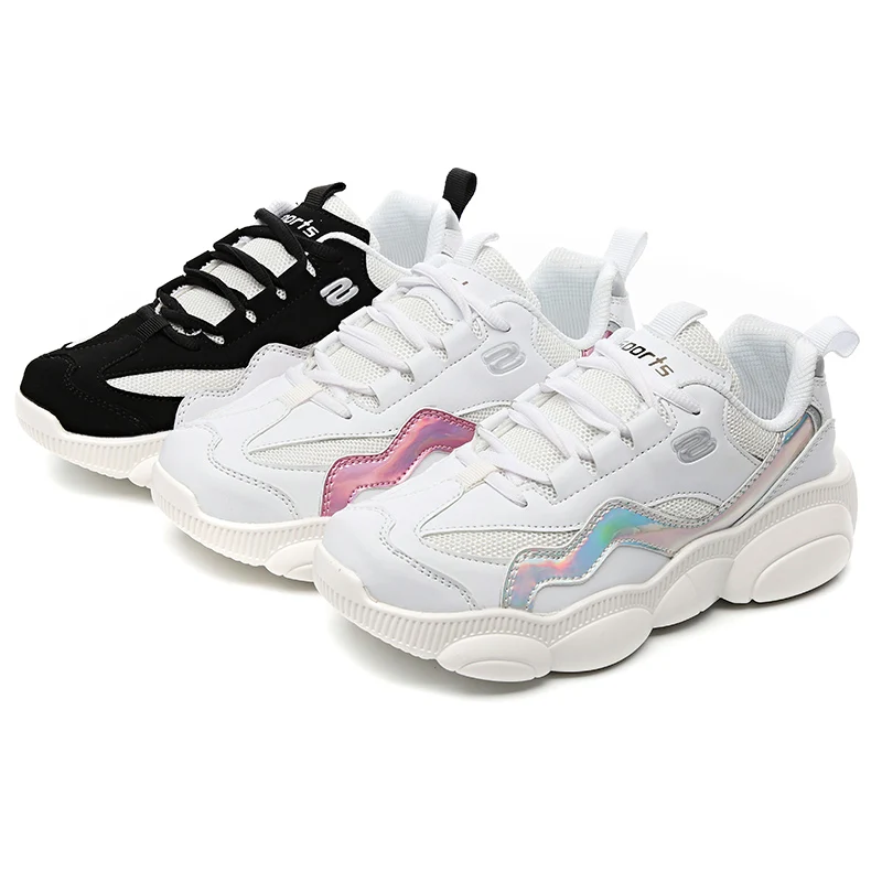 Женские кроссовки с медведем модные спортивные белые на платформе Повседневные