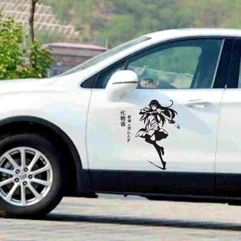 Monogatari серия стикер на стену аниме мультяшный автомобиль Наклейка Виниловые