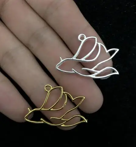 old fish insilver 5 шт., сказочное животное, девять хвостов, лисы, маленькая коати, Безель, вентилятор, подвеска, рамка, сделай сам, УФ смола, ремесло, золото, серебро, кролик, Полые Подвески - Цвет: old fish insilver