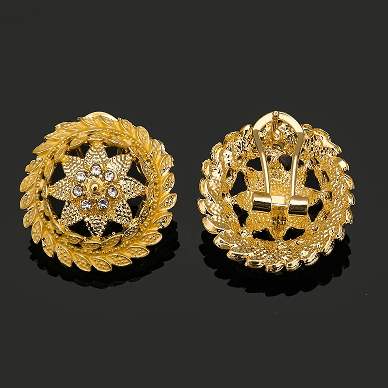Fani Модный комплект ювелирных изделий из Дубаи золотого цвета ювелирные изделия