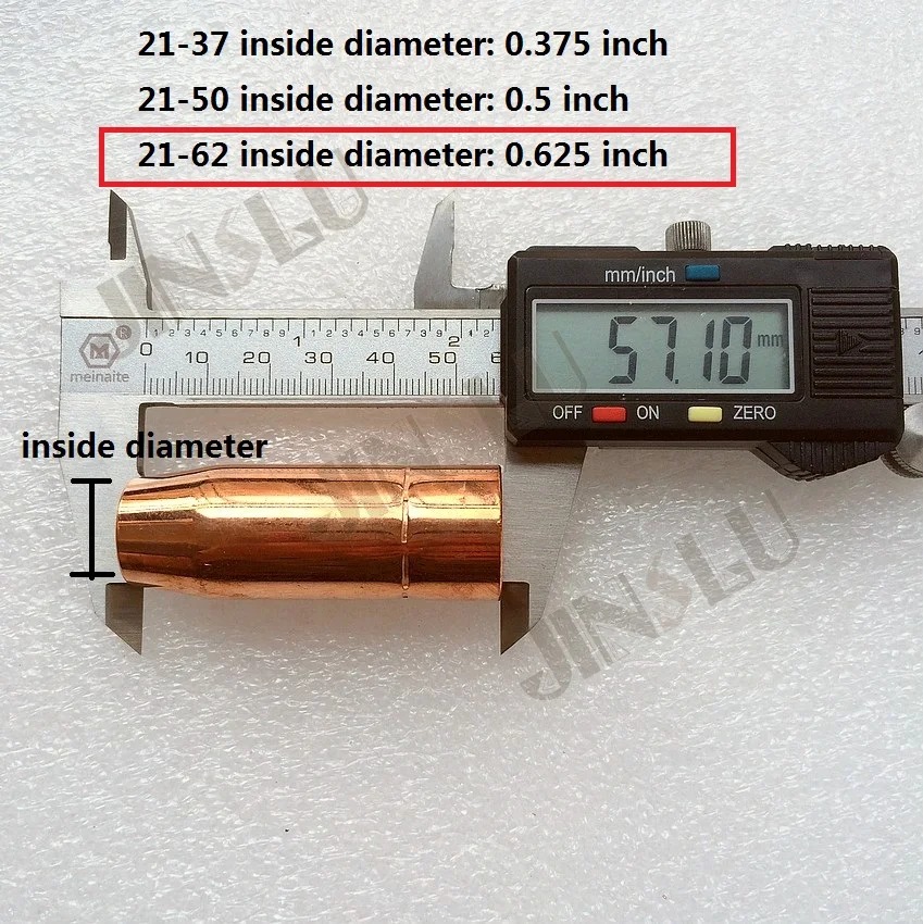 21 62 10PK запасная насадка Magnum 100L Tweco Mini/#1 MIG Сварочные пистолеты|gun magnifier|gun equipmentwelde beer