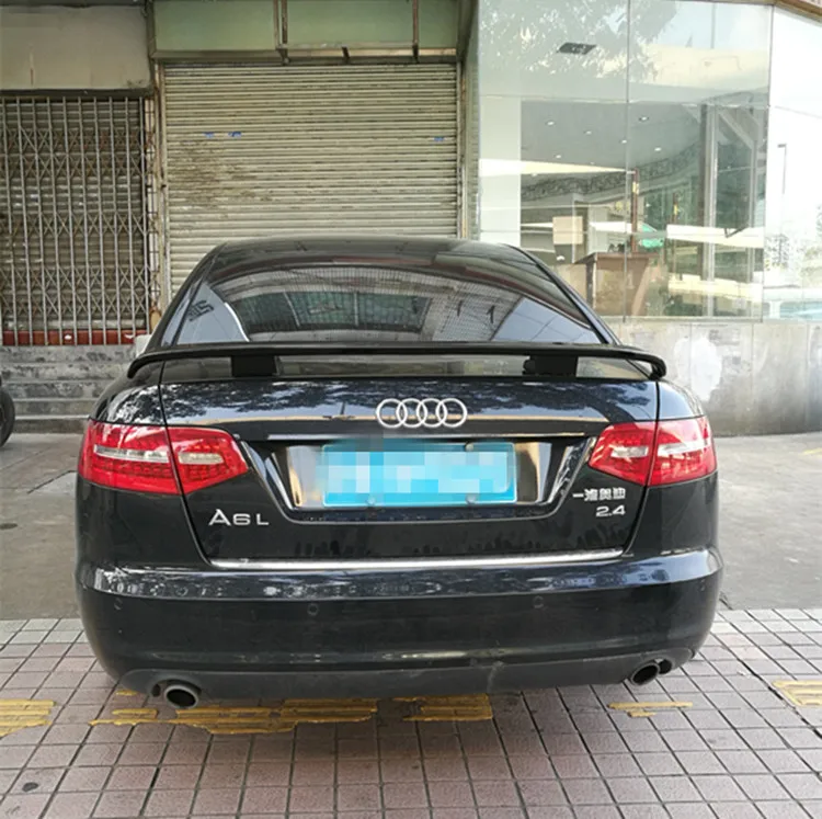 Для Audi A6 спойлер 2008-2017 ABS Материал заднего крыла первоклассника Цвет AUDI A6L задний