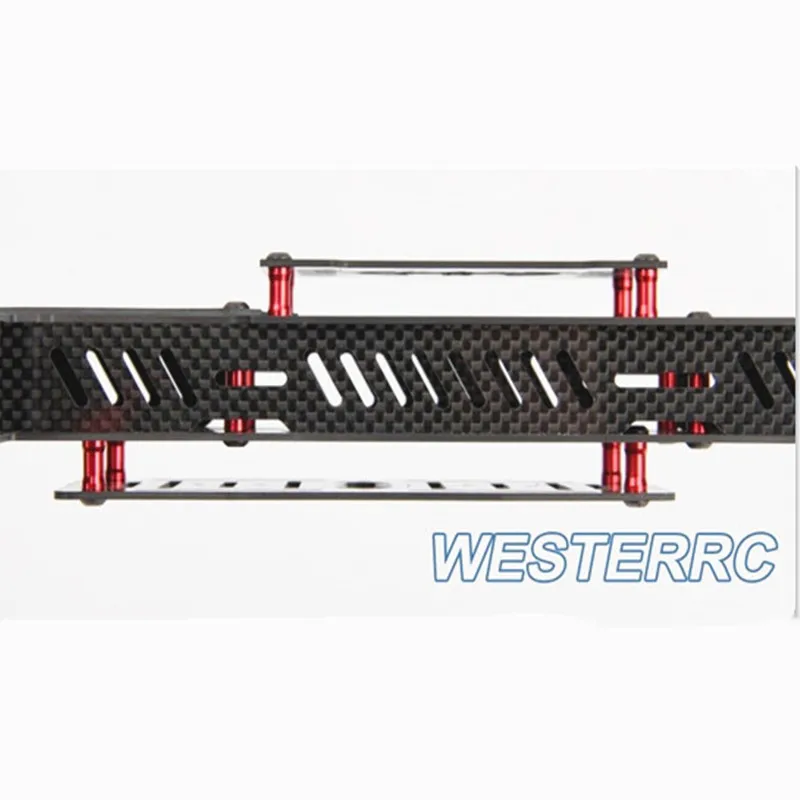 Складной Квадрокоптер H4 с рамкой из углеродного волокна и посадочным шасси 680 Alien