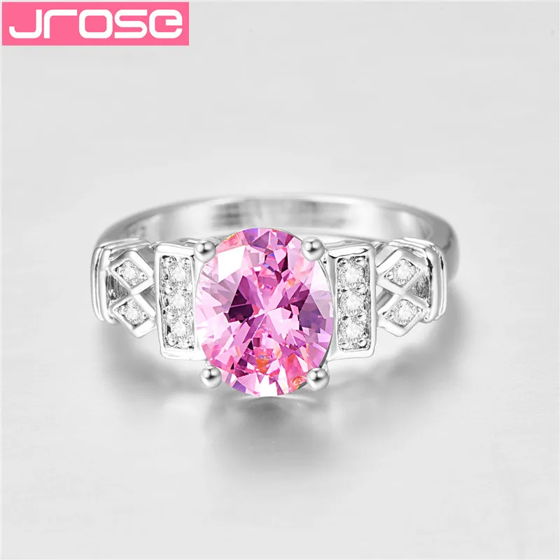 JROSE новый дизайн свадебные кольца с надписью Forever Love женское серебряное медное