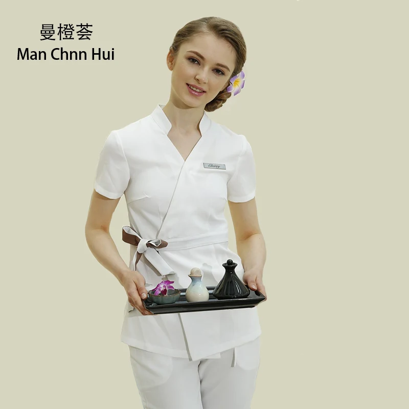 2 шт./комплект Женский массажный костюм для медсестры весна лето|Униформа