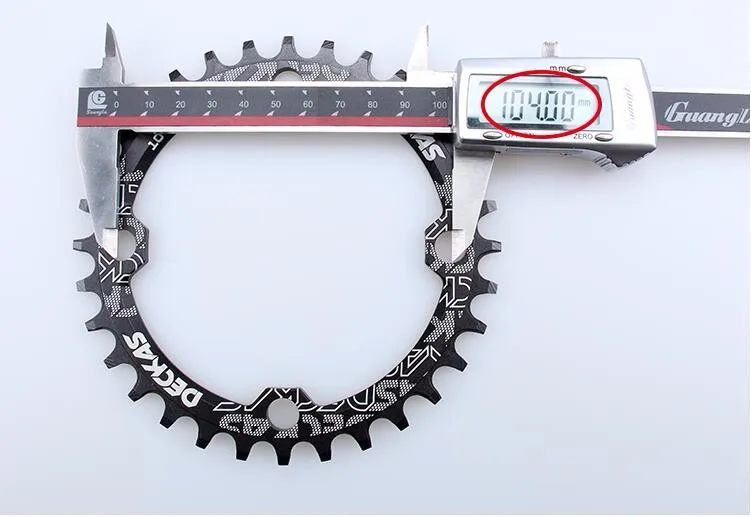 DECKAS 32/34/36/38T подходит 9/10/11 S горный велосипед Crank звездочка цепной передачи Алюминий Bcd104 передняя Звездочка для shimano M615 диаметра окружности болтов