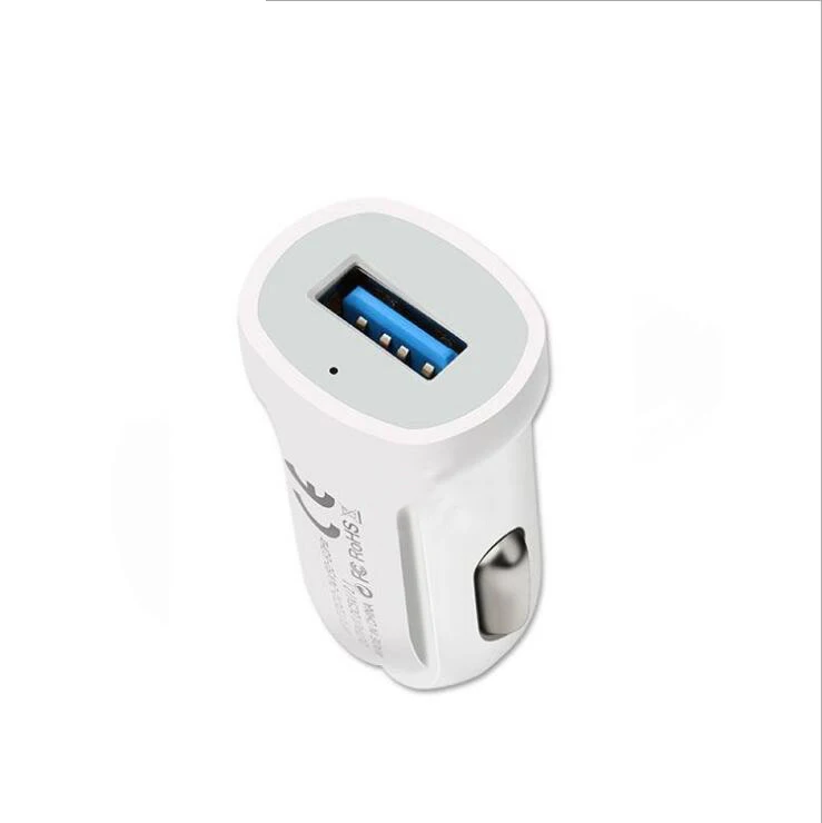 Автомобильное зарядное устройство 1 порт умное автомобильное Usb 2 А Mini USB адаптер